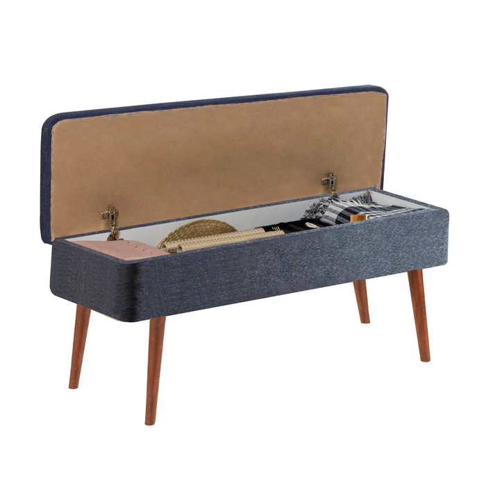 Hanah Home Vina 1048 - 3 Nogal y Azul Oscuro Hanah Home Vina 1048 - 3 Nogal y Azul Oscuro